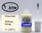 Preview: Chevrolet, Antique White, 11 (1971): 20ml Lackstift, von ATW Autoteile West.